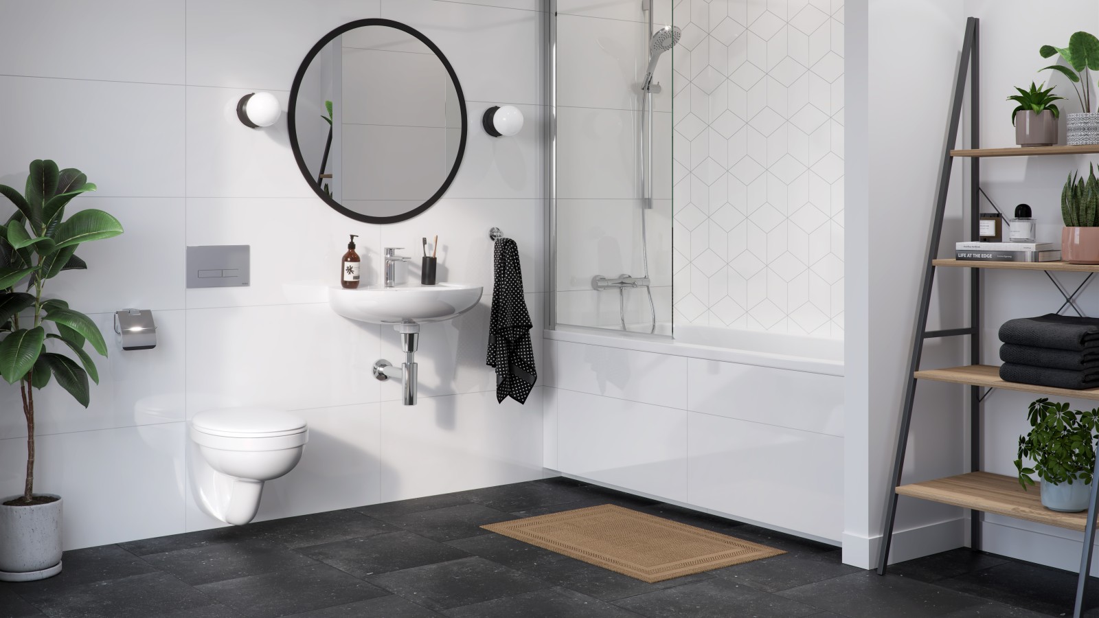 Kolo Idol termékekkel felszerelt fürdőszoba Kolo Idol termékekkel felszerelt fürdőszoba